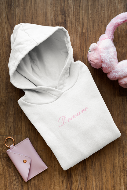 Demure Embroidered Hoodie