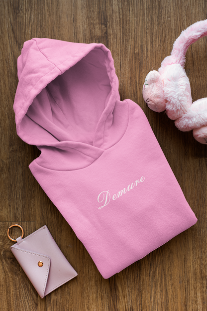 Demure Embroidered Hoodie