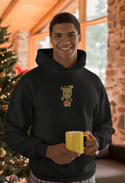 Christmas Groot Embroidered Hoodie