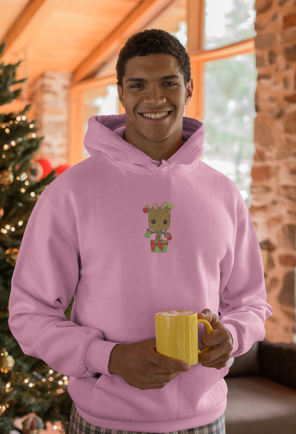 Christmas Groot Embroidered Hoodie